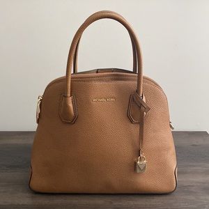 MICHAEL KORS Satchel Pebbled Leather